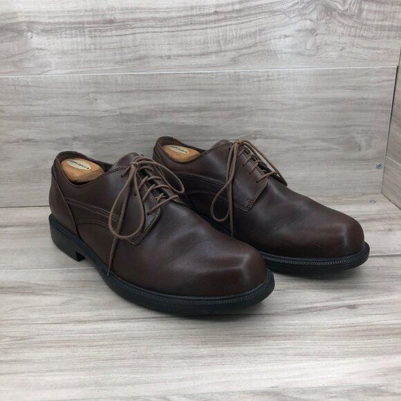 Dunham Oxford Shoes Mens 12 Burlington Brown Leather Waterproof main image 6